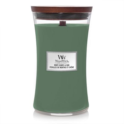 Woodwick Geurkaars Mint Leaves Oak Large