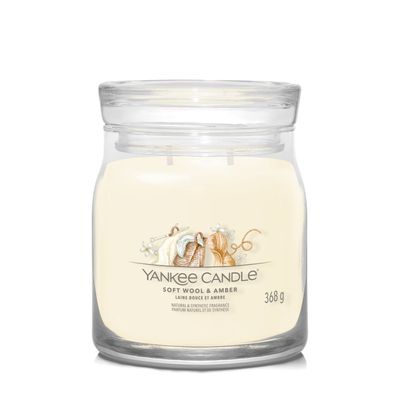 Bougie parfumée soft wool & amber m jar