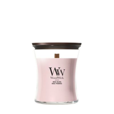 Woodwick geurkaars rose blush medium