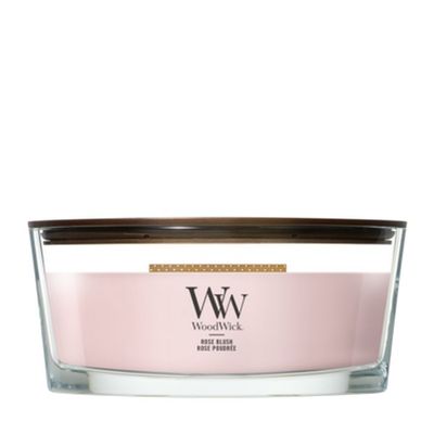 Woodwick geurkaars rose blush ellipse