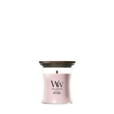 Woodwick geurkaars rose blush mini