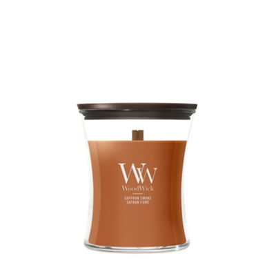Woodwick geurkaars saffron smoke medium