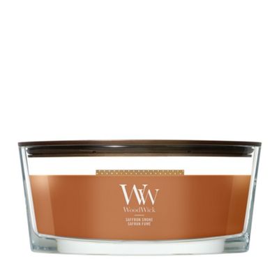 Woodwick geurkaars saffron smoke ellipse