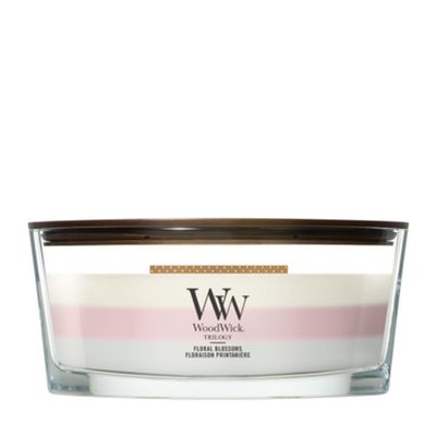 Woodwick geurkaars trilogy floral blossoms ellipse