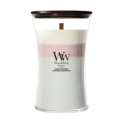 Woodwick geurkaars trilogy floral blossoms large