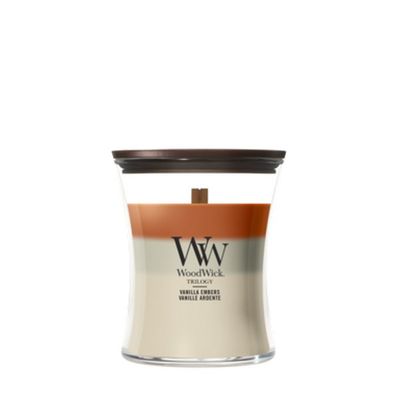 Woodwick geurkaars trilogy vanilla embers medium
