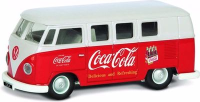 Hornby volkswagen campervan coca-cola 1:43 rood
