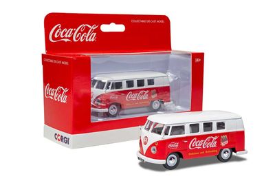 Hornby volkswagen campervan coca-cola 1:43 rood