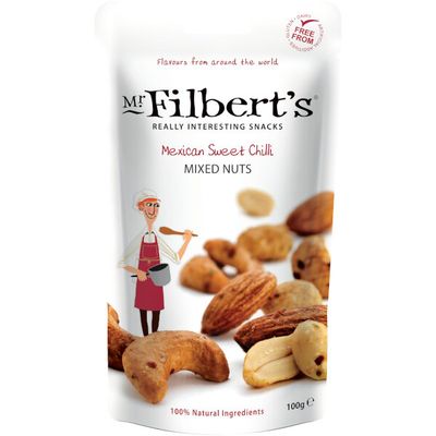 Notenmix met mexicaanse sweet chili 100g