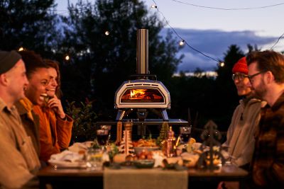 Pizzaoven Karu 16, hout of houtskool gestookt