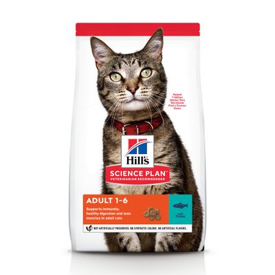 Hill's science plan adult croquettes pour chat au thon 3 kg