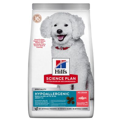 Hill's science plan hypoallergenic croquettes pour chien adulte petites et très petites races au saumon 6kg