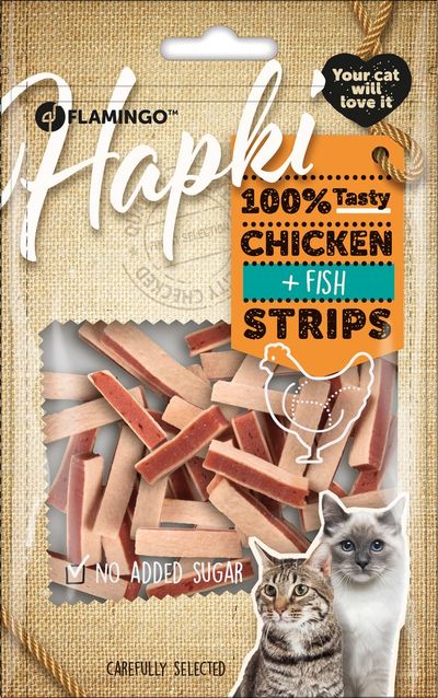 Hapki sushistrips met kip & vis 85gr