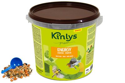 Energy mix voor vrije natuurvogels emmer 1,5kg