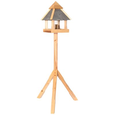 Voederhuisje hout op voet leilani