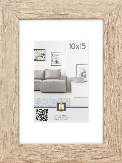 fotolijst livorno vintage eik 10x15 cm