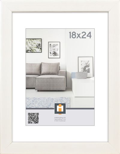 cadre photo livorno blanc 18x24 cm