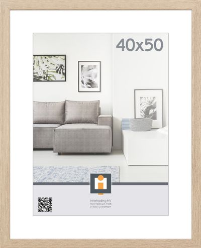 fotolijst livorno vintage eik 40x50 cm