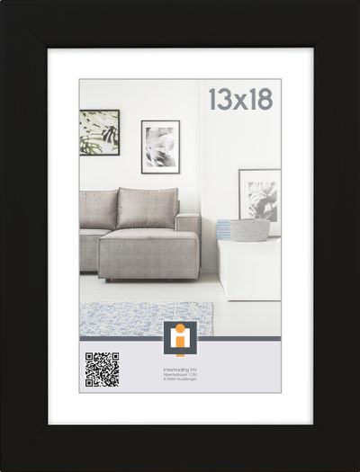 fotolijst livorno zwart 13x18 cm