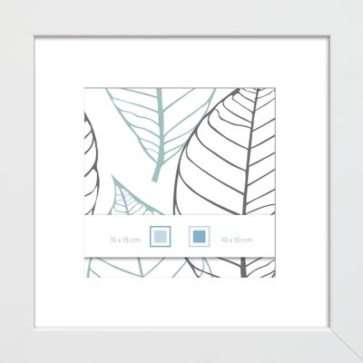 fotolijst halmstad wit 15x15 cm