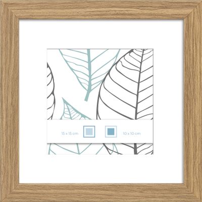 cadre photo halmstad vintage chene 15x15 cm