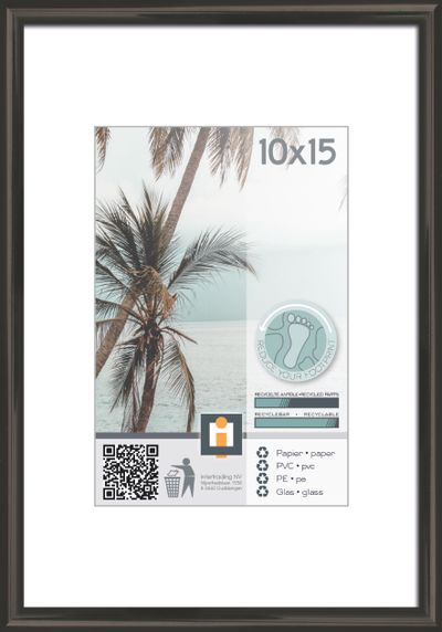 fotolijst kyoto zwart 10x15 cm