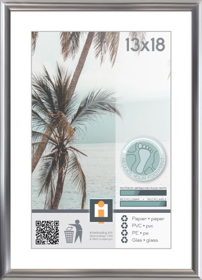 fotolijst kyoto zilver 13x18 cm