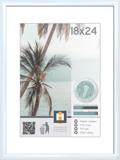 fotolijst kyoto wit 18x24 cm