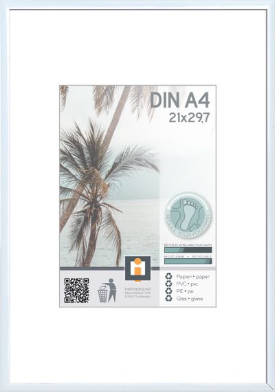 cadre photo kyoto blanc 21x30 cm