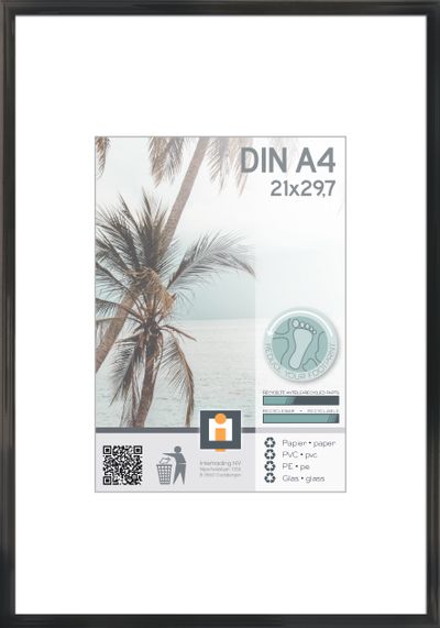 fotolijst kyoto zwart 21x30 cm