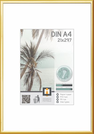 cadre photo kyoto or 21x30 cm