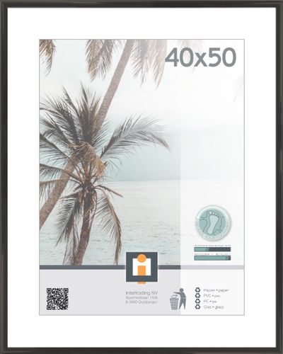 cadre photo kyoto noir 40x50 cm