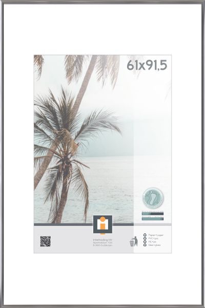 cadre photo kyoto argent 61x91,5 cm