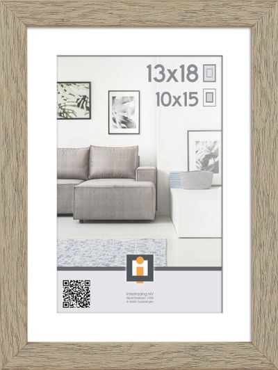cadre photo madrid chene vintage 13x18 cm