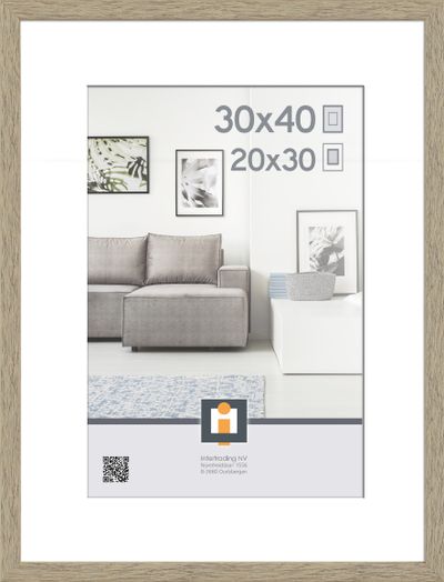 cadre photo madrid chene vintage 30x40 cm