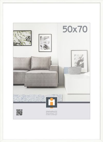fotolijst madrid wit  50x70 cm