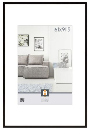 fotolijst madrid zwart 61x91,5 cm