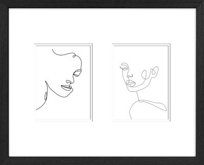 Fotolijst larino zwart 40x50 cm