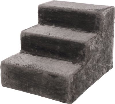 Hondentrap easy step grijs 45x60x 40cm