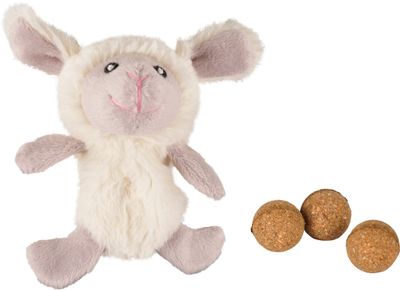 Jou chat tux mouton + herbe chat