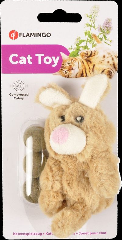 Jou chat tux lapin avec catnip
