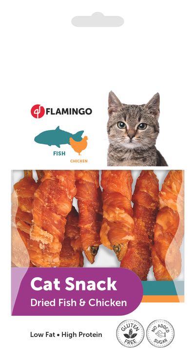 Dried fish with chicken cat 50gr