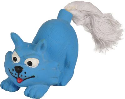 Animal en latex avec corde 8cm display