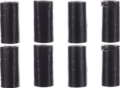 Poepzakjes basic zwart 8x15st