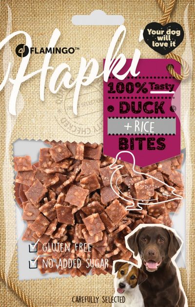 Hapki duck & rice bites 85gr