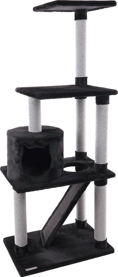 Arbre à chat forza noir 60x40x151,5cm