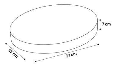 Kussen bonny uil bruin 57x45x7cm