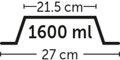 Gamelle pour la nourriture divar motif patte noir xl 27cm 1600ml