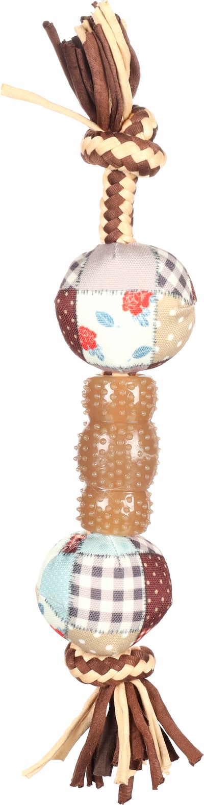 Hs vinta touw met ballen mix 31cm