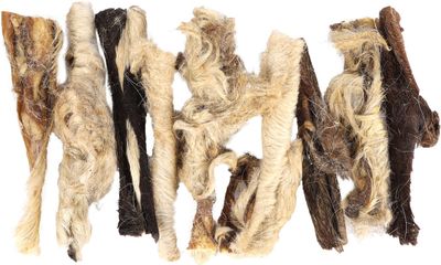 Nature snack peau de tÊte de mouton avec poils 200g